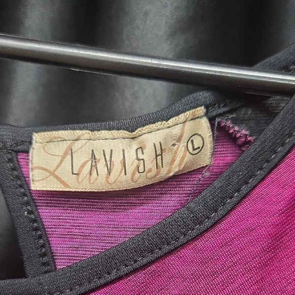 Lavish Vibrant Striped Short Sleeve Top - Picture 2 of 8